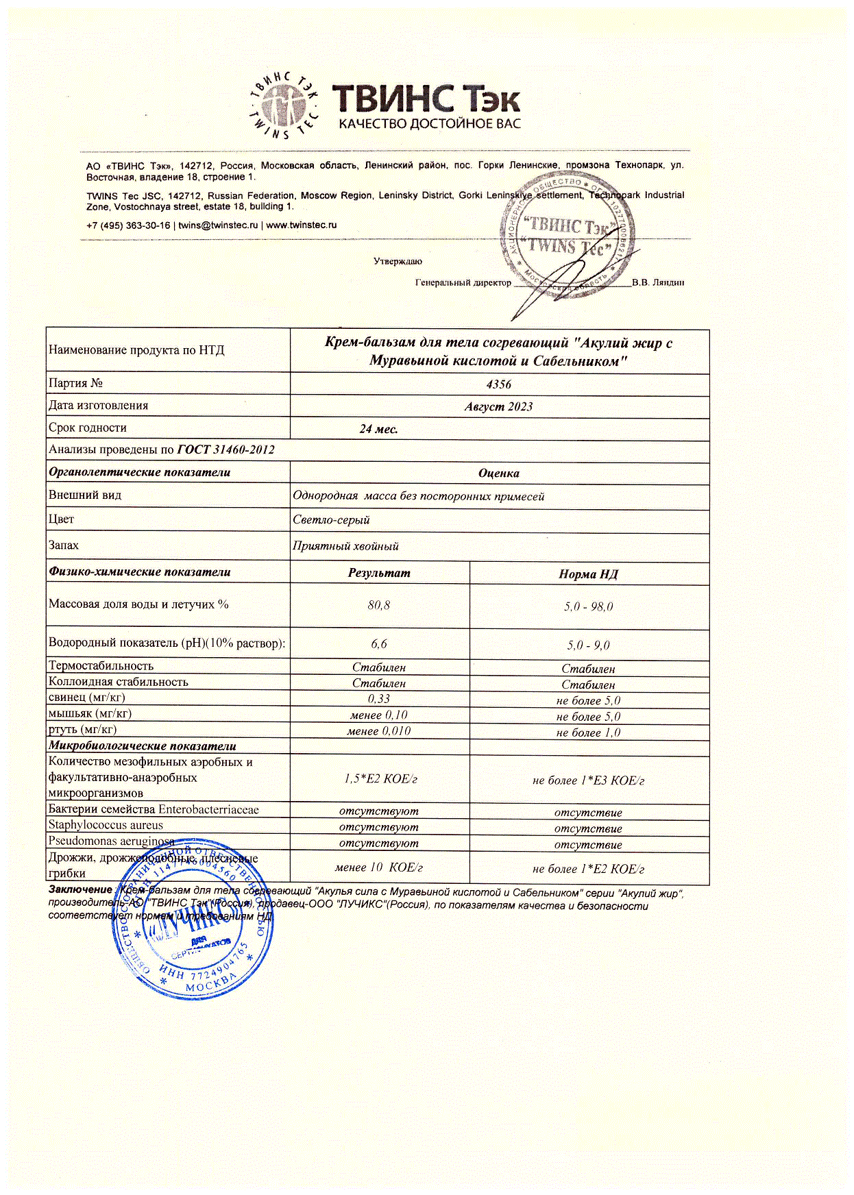 Паспорт №082023